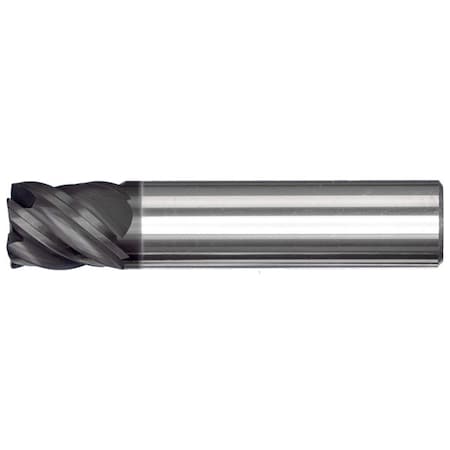 Mastercut Tool 3/16x7/16x3/16x2 5FL .045 Corner Radius 45 Degree Helix HY5 W/Flat, PowerA 445-414W-1